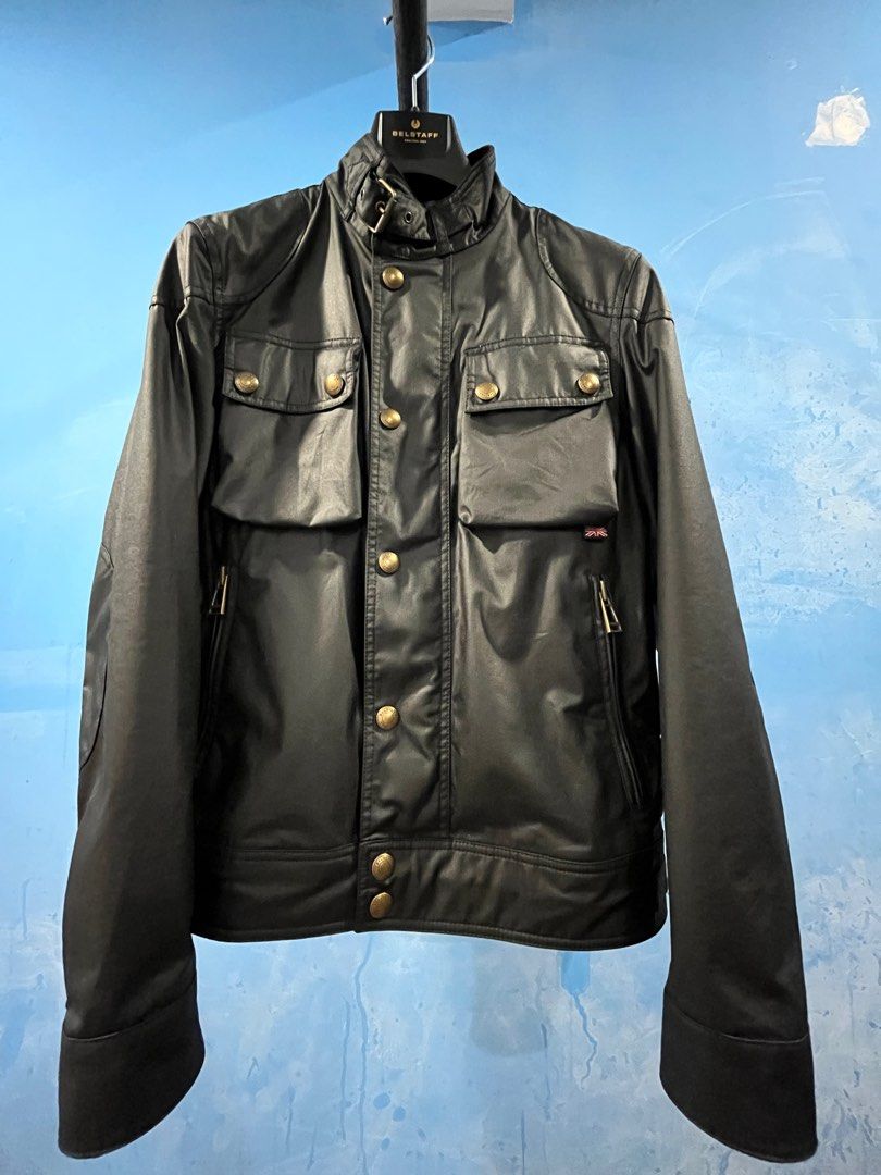 Belstaff Racemaster Black Waxed Cotton Jacket