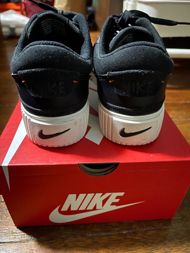 Black Nike Court Legacy Lift Women #39 s Fashion Footwear Sneakers on