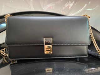 Black/Gold Cross-body Bag