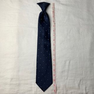 Blue Geometric Clip Necktie