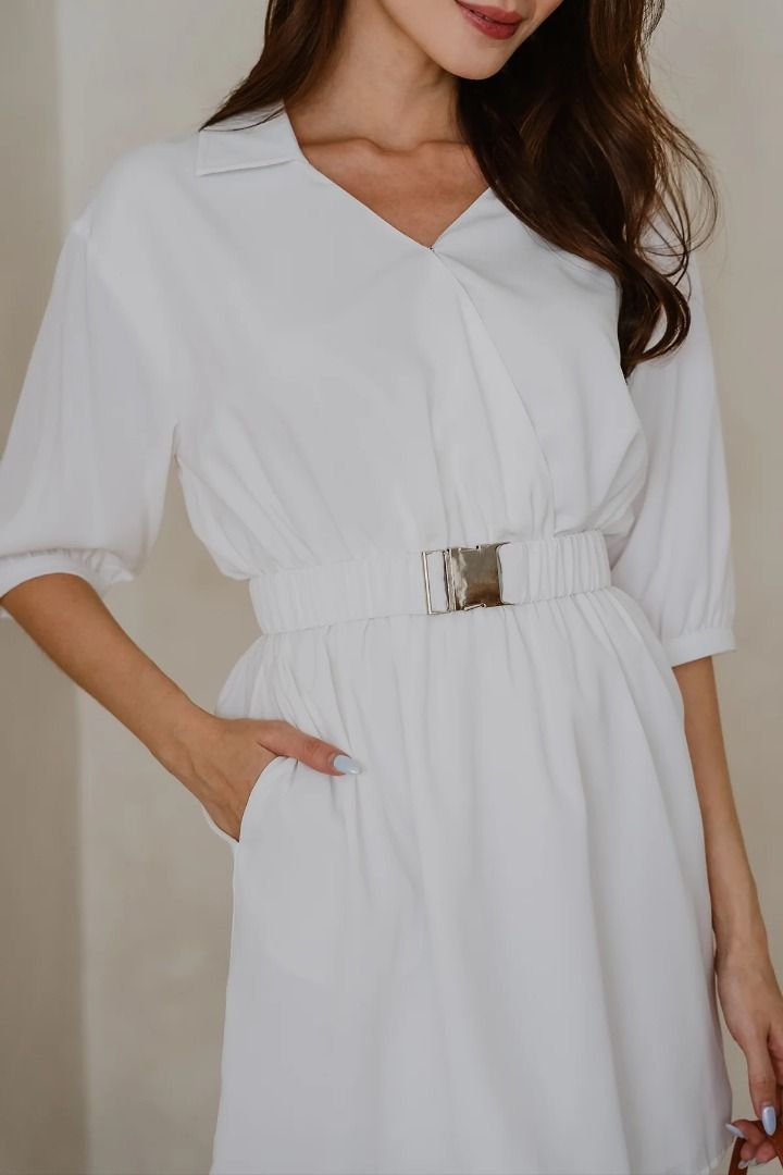 Uo natalie linen belted shirt dress sales