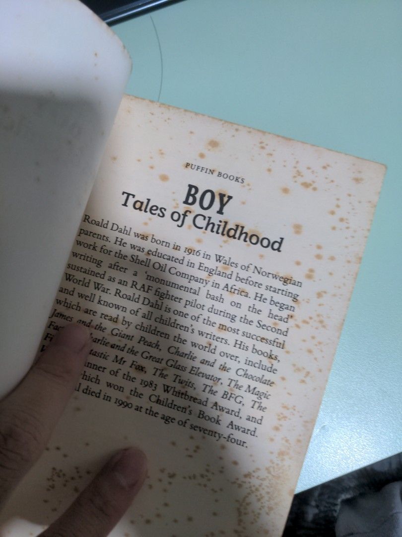 Boy Tales of Childhood | Roald Dahl, Hobbies & Toys, Books & Magazines ...