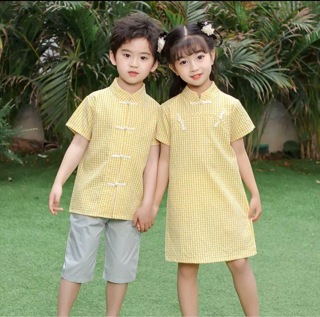Chinese traditional dress for boy top