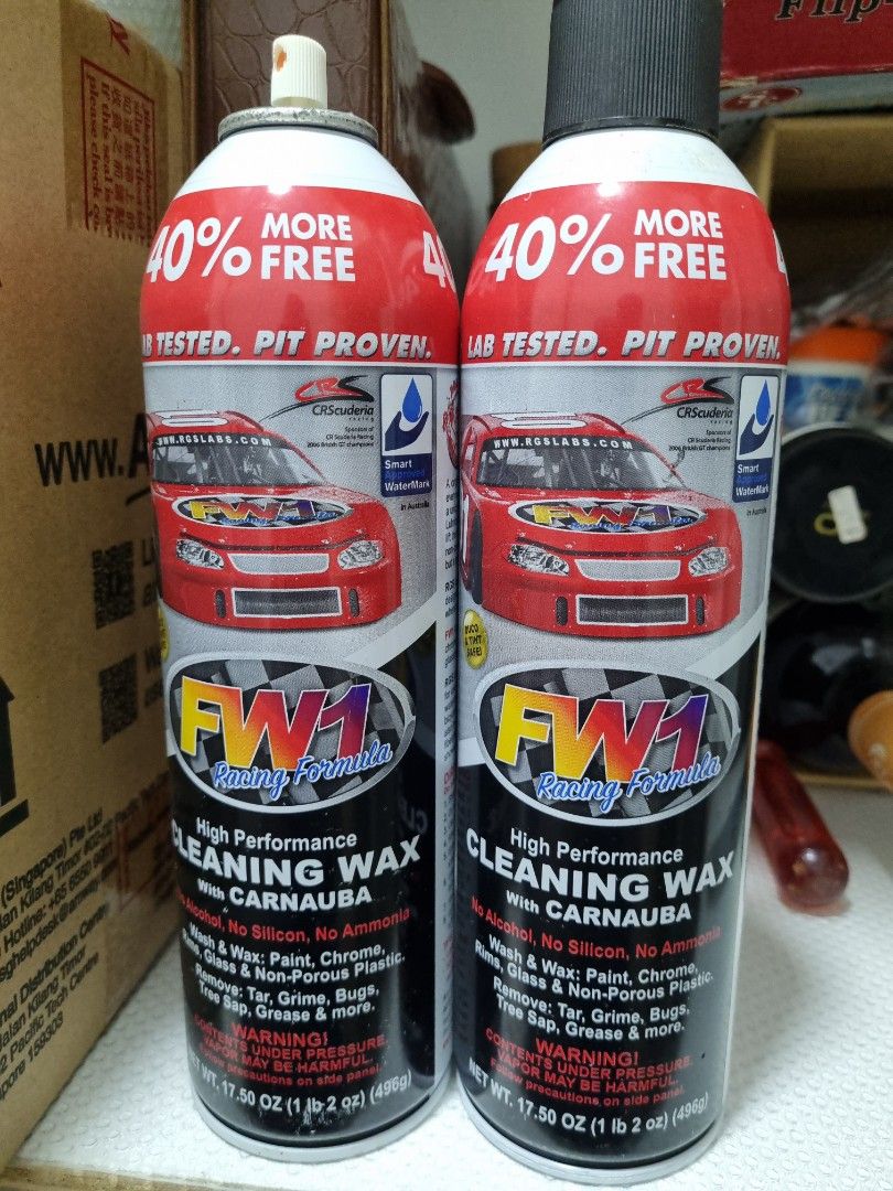 FW1 Racing Formula Cleaning Waterless Wash & Wax with Carnauba Car Wax by  FW1!