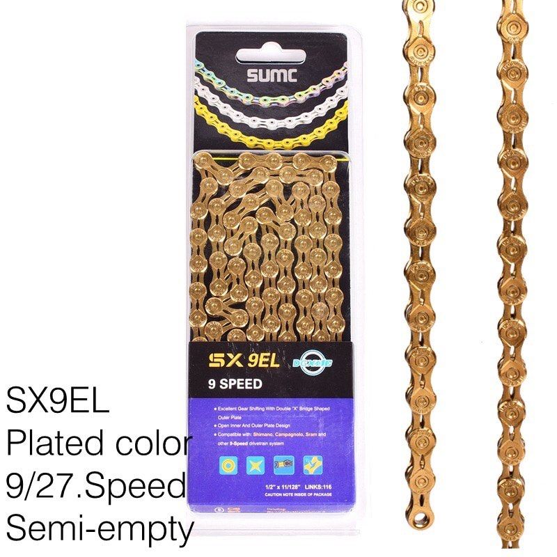Cycle chain design in sale gold