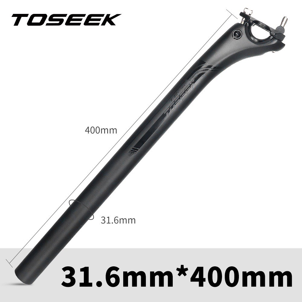 BRAND NEW IN STOCK TOSEEK 3K Carbon Fibre Seatpost Bicycle