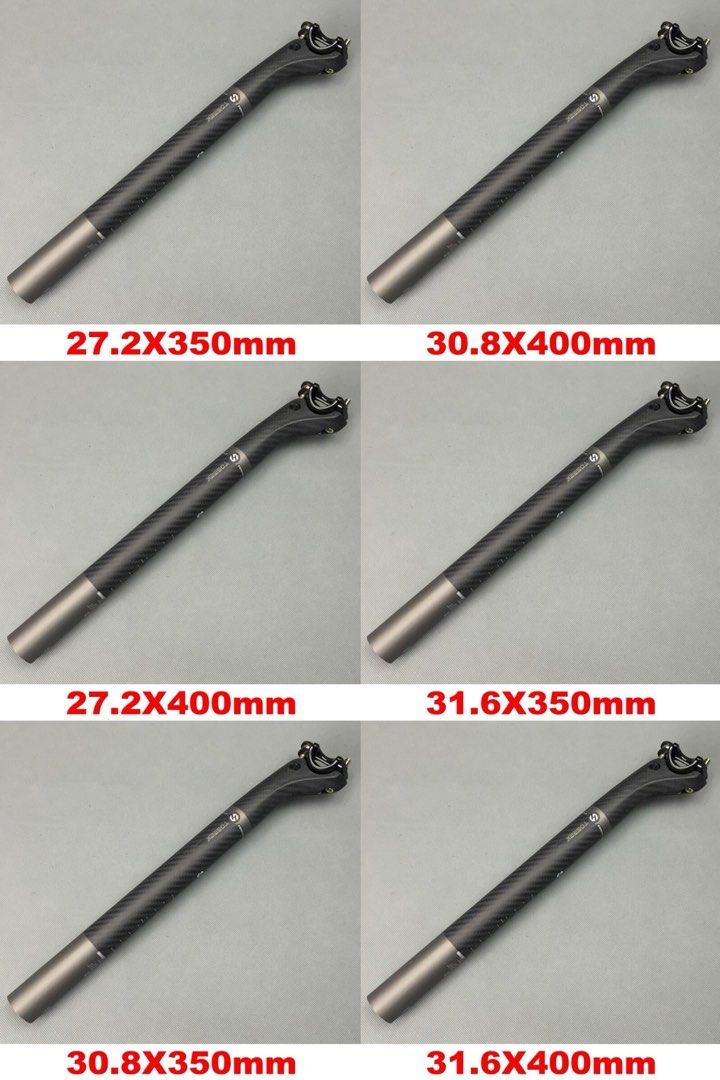 BRAND NEW IN STOCK TOSEEK 3K Carbon Fibre Seatpost Bicycle
