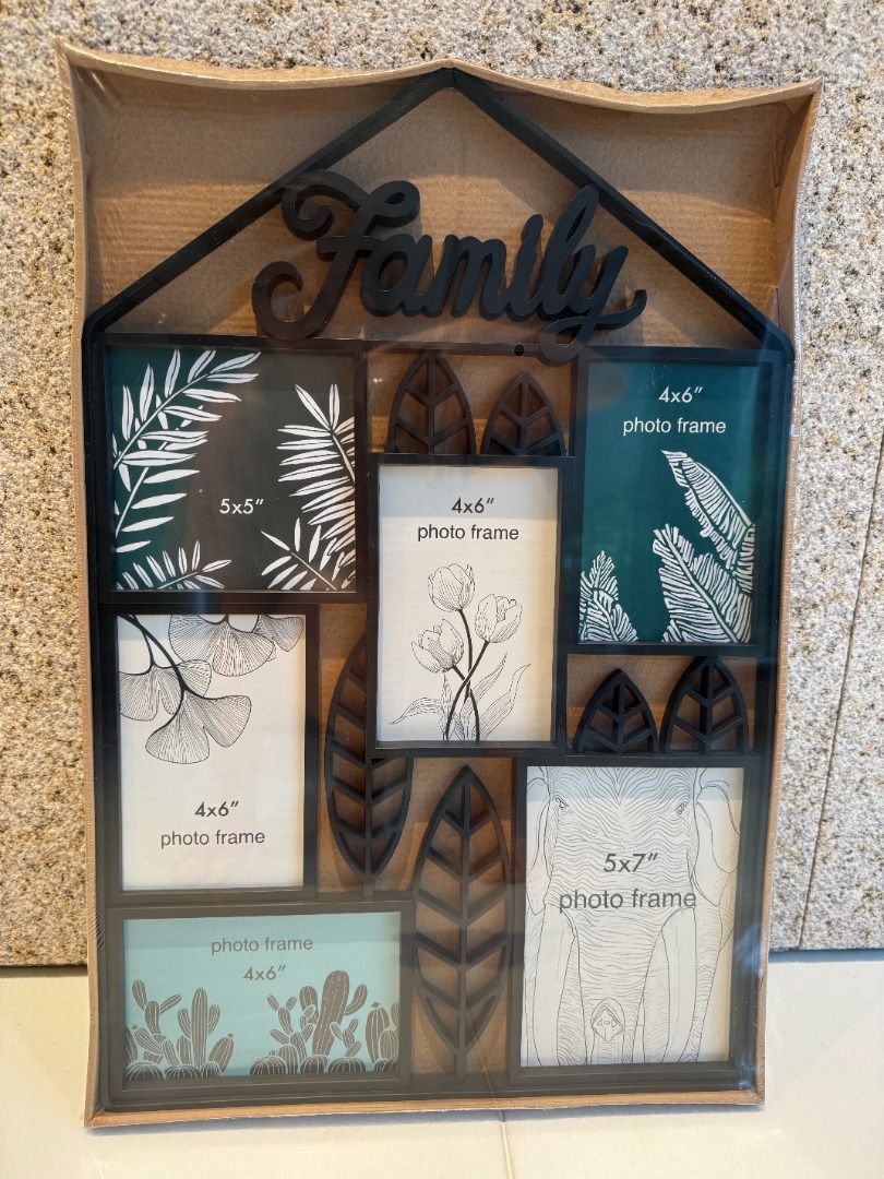 Brand New Photo Frames (Family-themed) for Sale (SGD10 each), Furniture ...