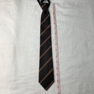 Brown Stripes Kids Strap Necktie