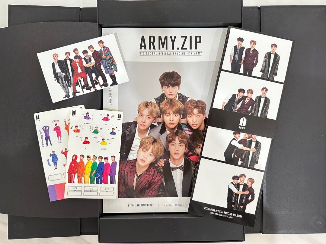 移民放售）BTS 官方會員4期ARMY ZIP, 興趣及遊戲, 收藏品及紀念品, 韓