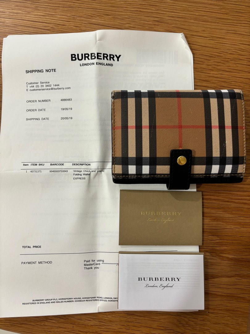 Burberry shop barcode check