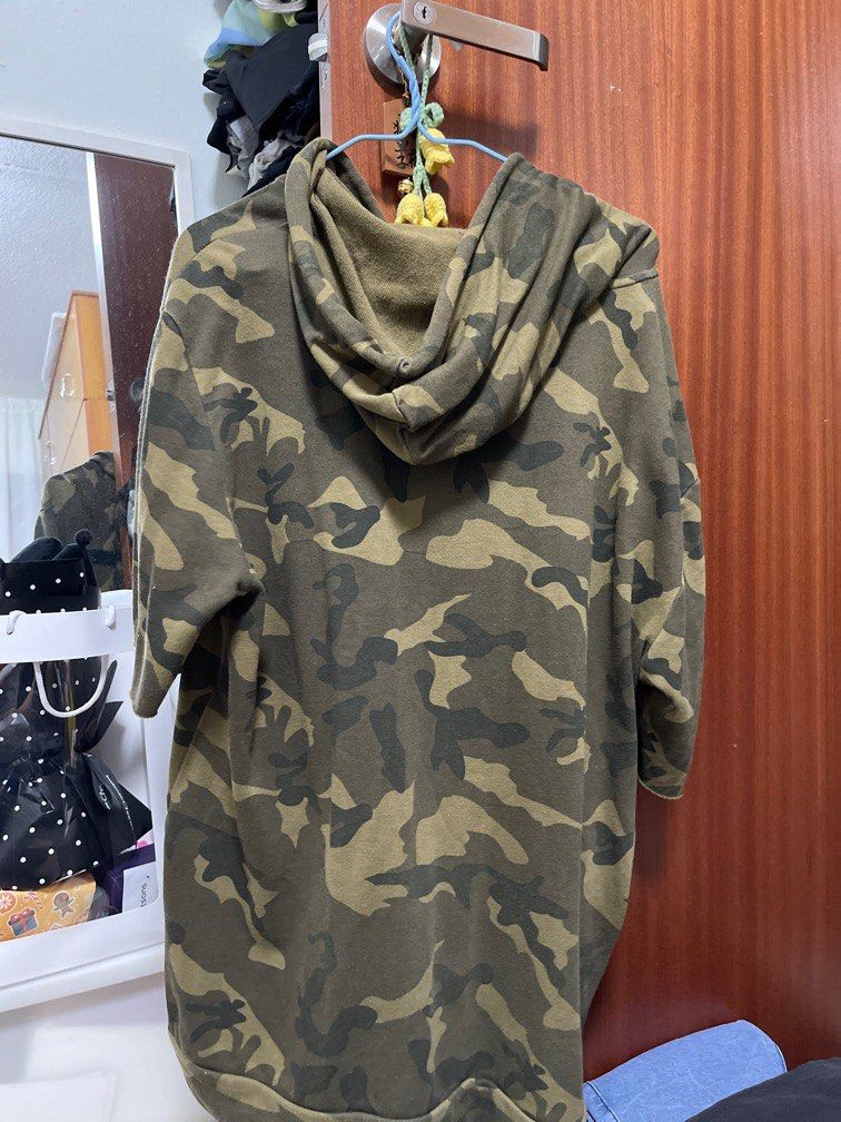 Camo short sleeve hoodie Men s Fashion Tops Sets Hoodies on