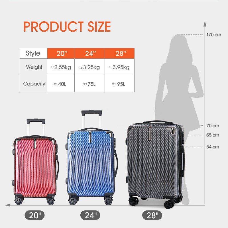 Carbon Fiber Suitcase 24" 15KG (Never been used), Hobbies & Toys