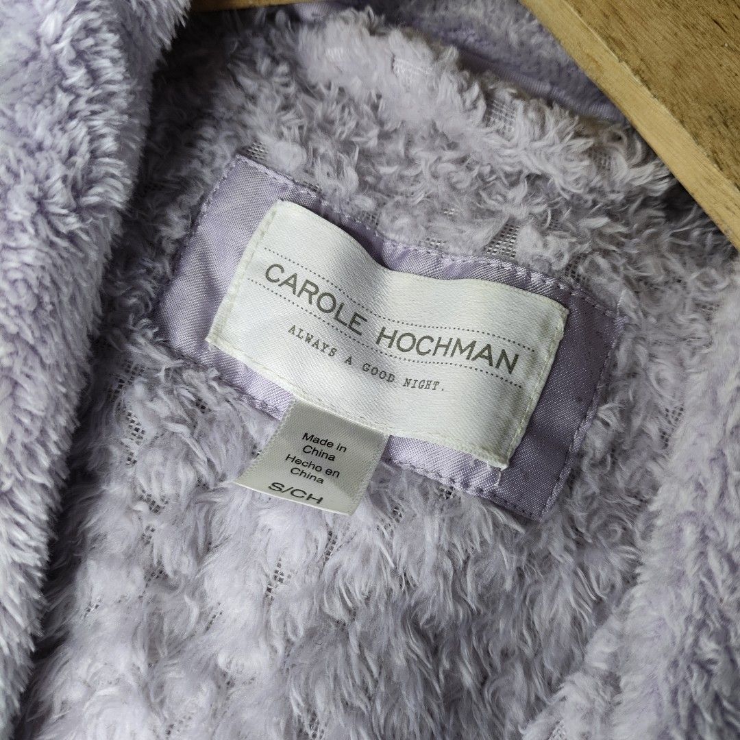 Carole Hochman Fuzzy Robe Purple