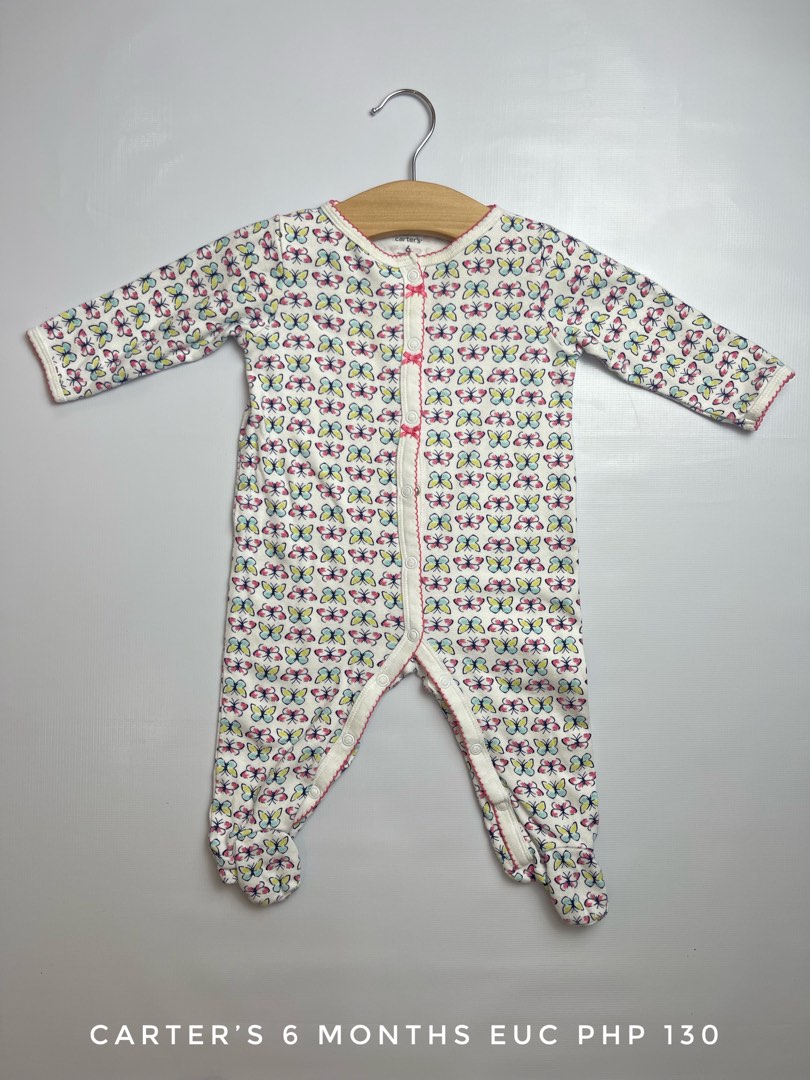 Carter's Toddler Girl Beige Butterflies main image 0