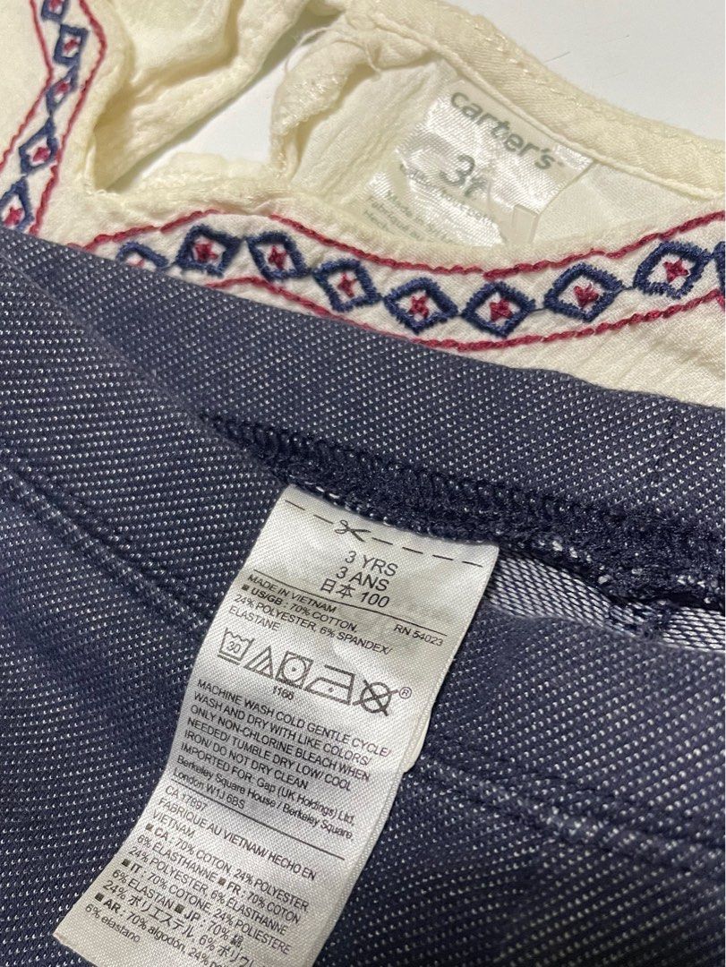 Carters X Gap Set 3t Babies Kids Babies Kids Fashion On Carousell