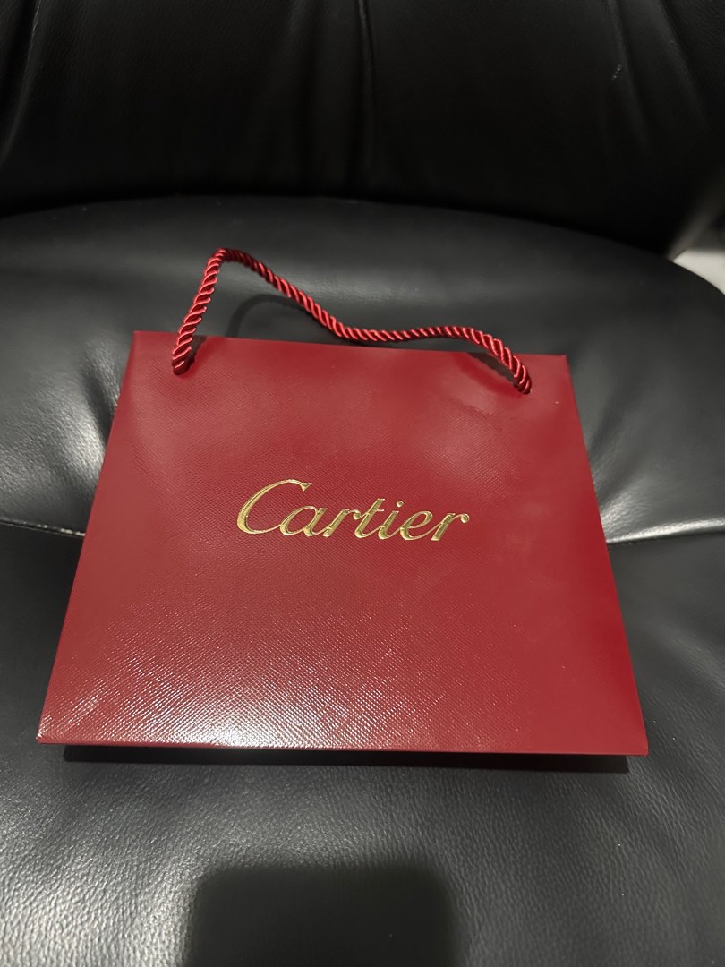 Red on sale cartier bag