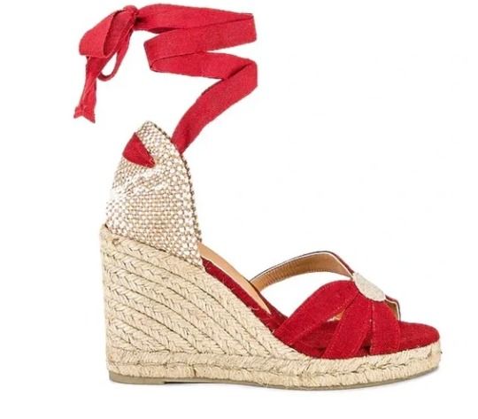 Castaner Briana Espadrille in Rojo Carmin Women s Fashion