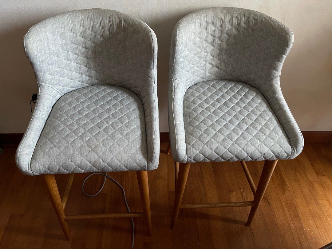 Castlery Bar Stool x 2 Furniture Home Living Furniture Chairs