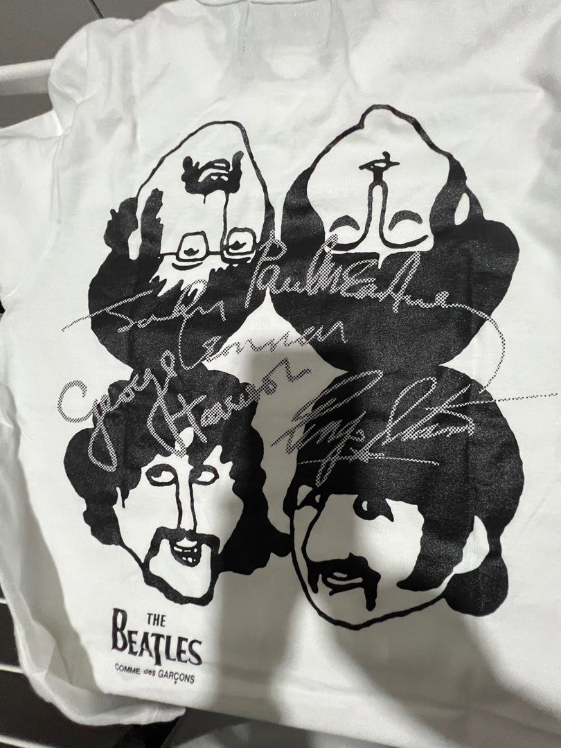 CDG X BEATLES LTD ED TEE Men s Fashion Tops Sets Tshirts