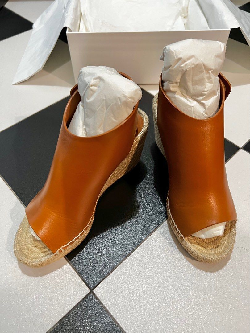 Celine espadrille wedge discount