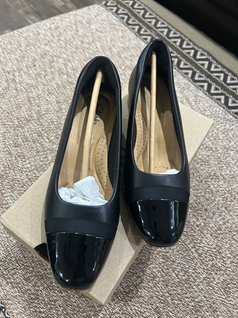 Clarks Juliet Monte Black Shoes Women s Fashion Footwear Flats on Carousell