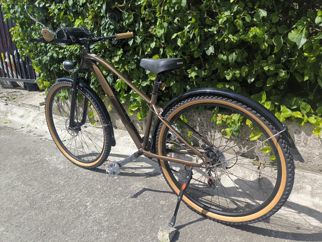 Classic Retro inspired Mountain Bike (Category: Bicycles) located in Cavite. Submitted by kickzophrenic (Listing ID 1277409701, Image 2). Description: ALL NEW PARTS, BODY AND ACCESSORIES SIZE 29 STEEL 7x1 Speed RFS for new build.