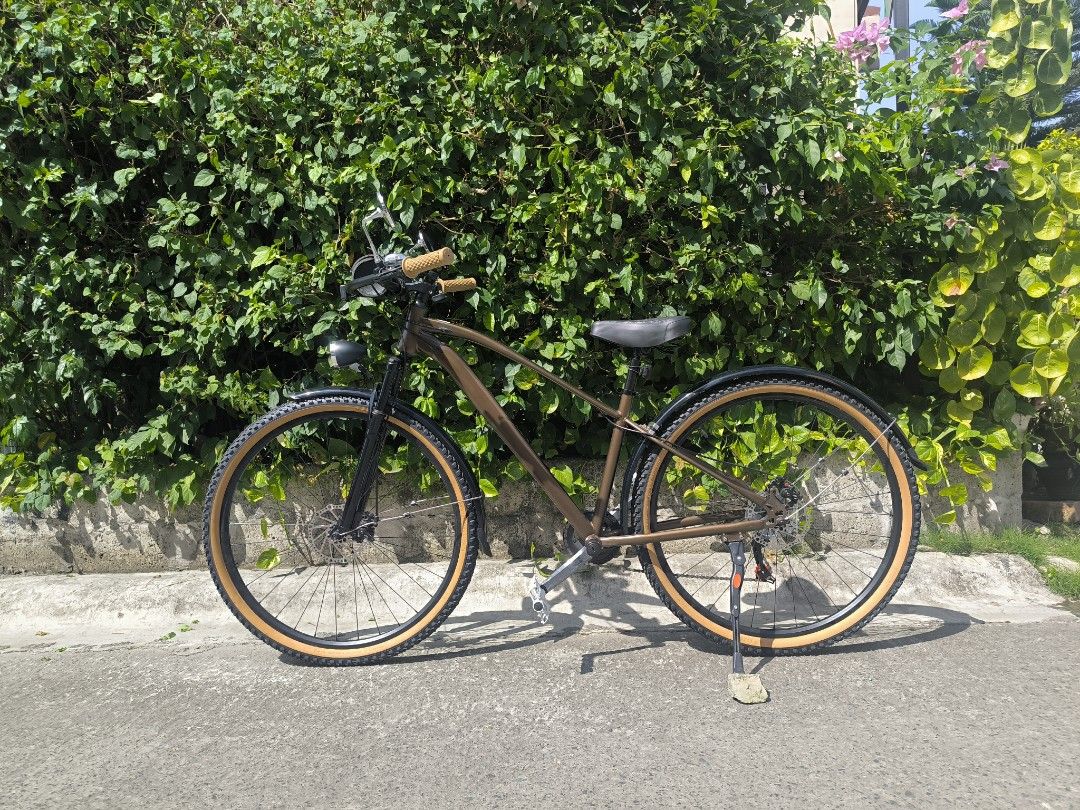 Classic Retro inspired Mountain Bike (Category: Bicycles) located in Cavite. Submitted by kickzophrenic (Listing ID 1277409701, Image 3). Description: ALL NEW PARTS, BODY AND ACCESSORIES SIZE 29 STEEL 7x1 Speed RFS for new build.