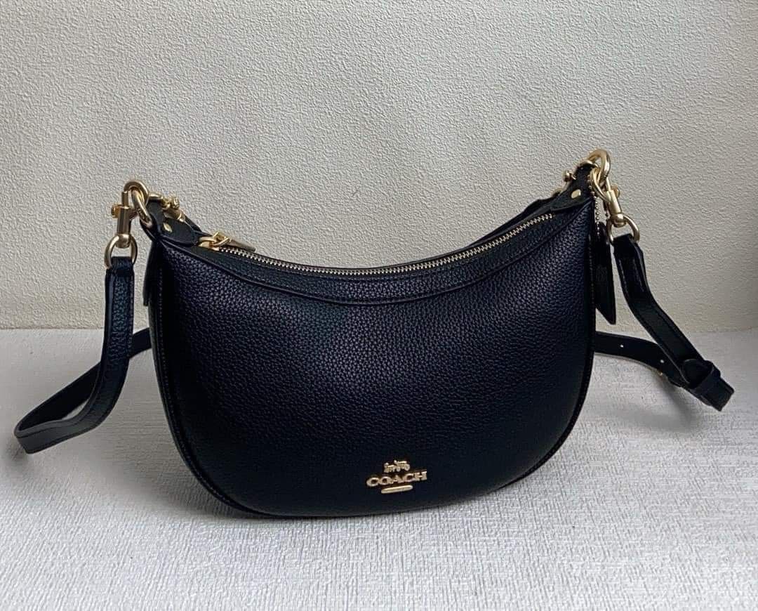 Coach Aria Shoulder Bag in Black, Women's Fashion, Bags & Wallets