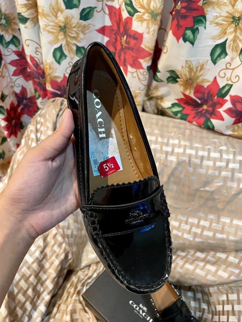 Coach odette patent leather loafers new arrivals