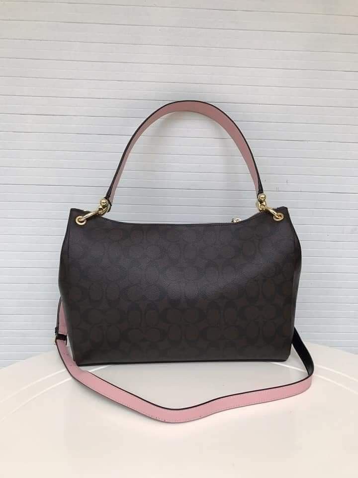Coach Mia Hobo in Signature Canvas Women s Fashion Bags Wallets Shoulder Bags on Carousell