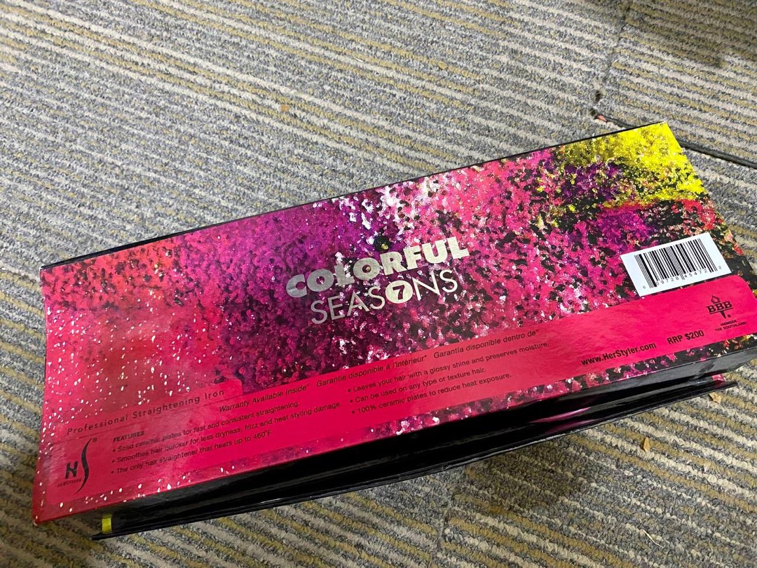 Colorful seasons store 7 flat iron