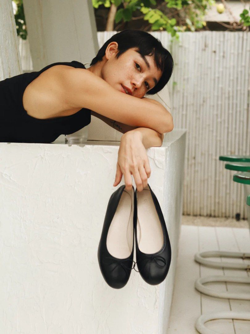 Commune Wear Classic Ballet Flats Black