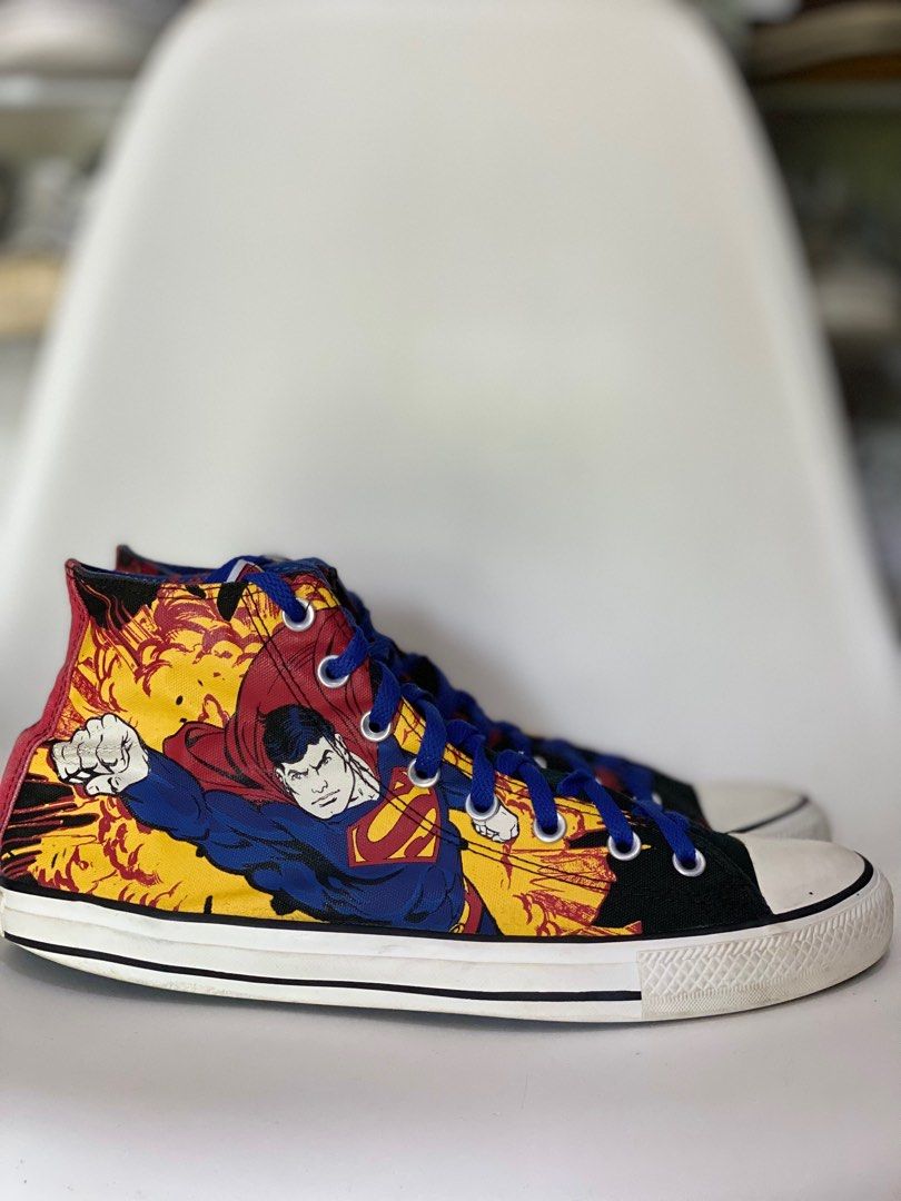 CONVERSE ALL STAR CHUCK TAYLOR SUPERMAN EDITION SIZE 45 29 5CM Fesyen Pria Sepatu Sneakers di Carousell