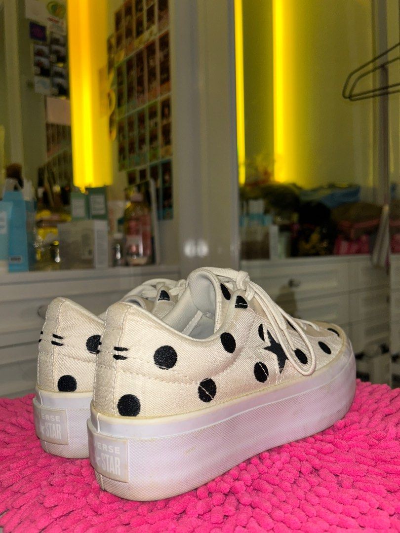 Converse one star polka dot platform sneaker sales