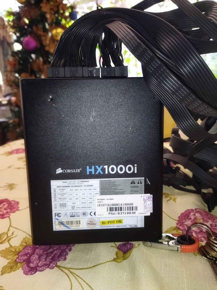 HX1000i Fully Modular Ultra-Low Noise Platinum ATX 1000 Watt PC
