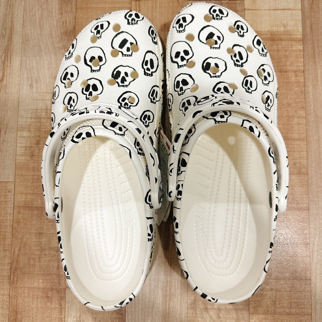 White discount crocs cheap