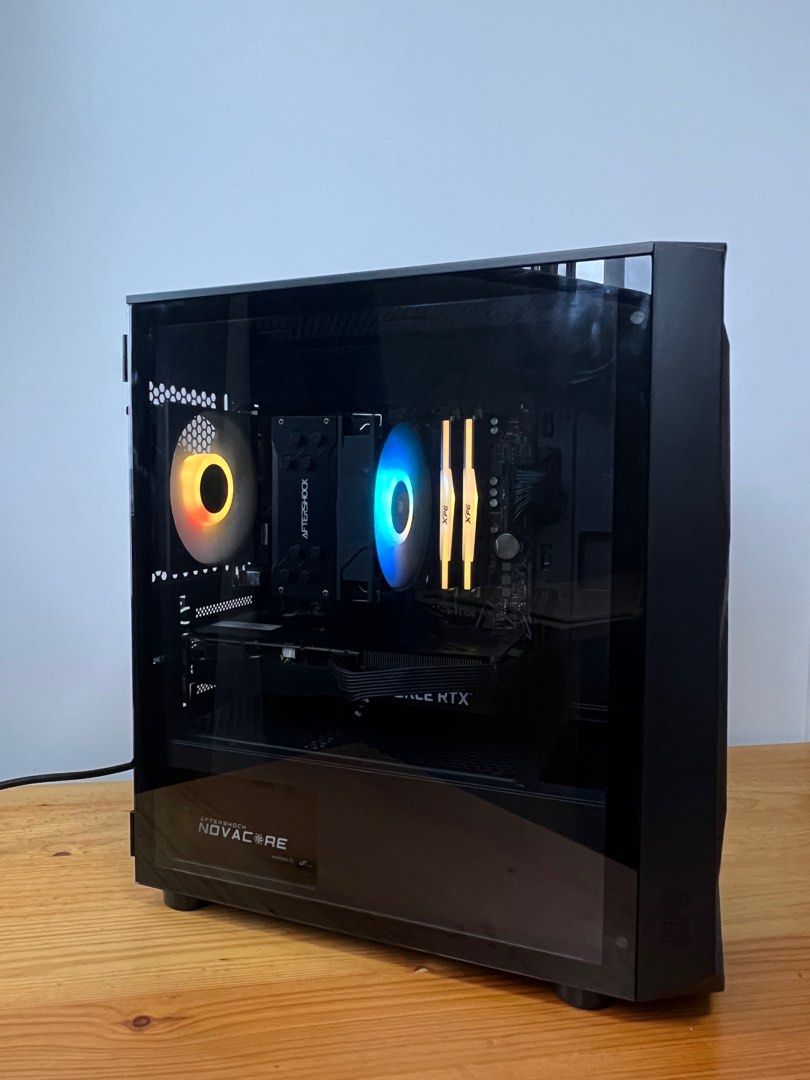 Custom Gaming PC 32GB RAM 3TB RTX3060i 24 Samsung Bezel less Monitor