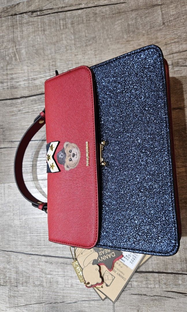 Danny Bear Jeans cross body bag, sling bag, Women's Fashion, Bags