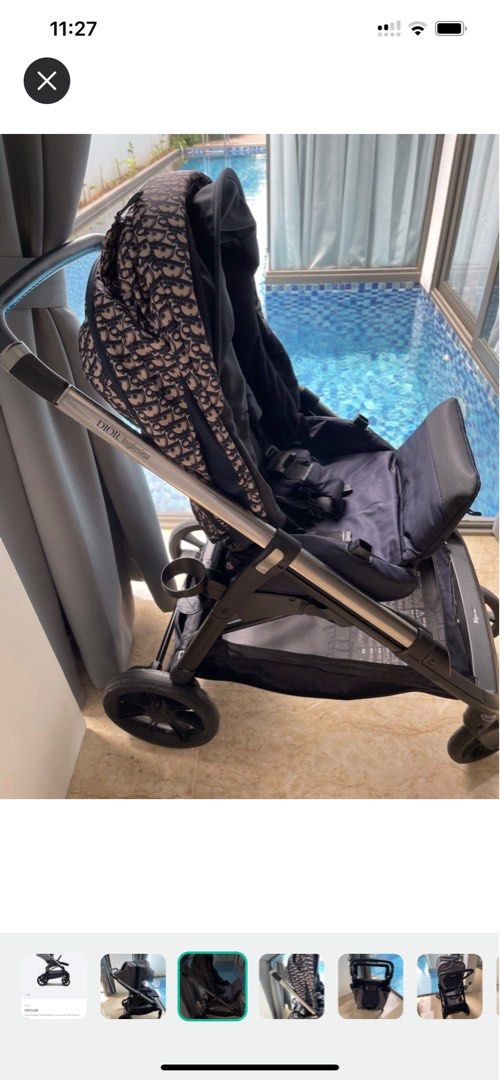 Dior baby shop stroller