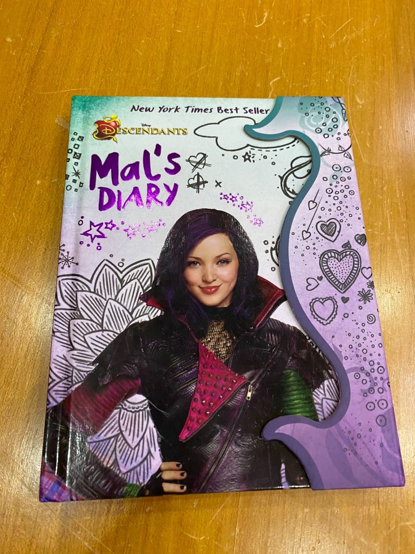 Disney Descendants Mal s Diary Hard Cover Book Hobbies Toys Books 