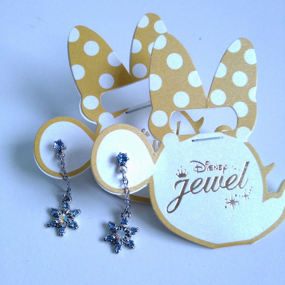 Frozen earrings gold on sale