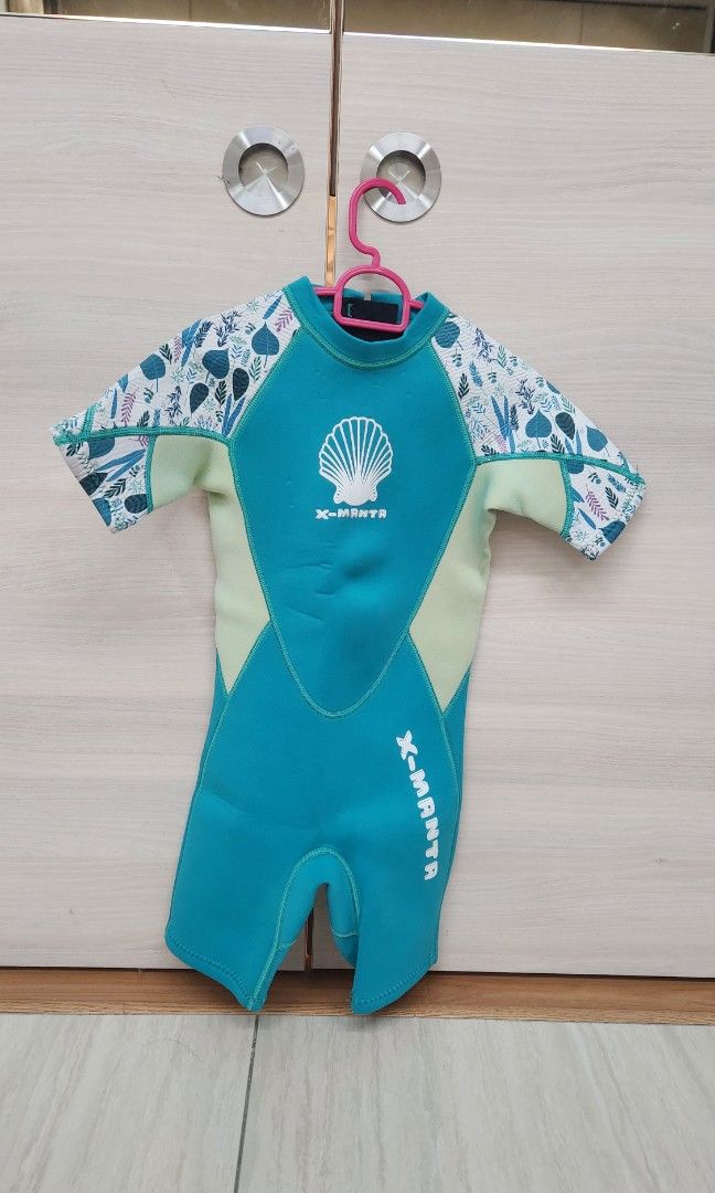 Swimwear Girls Short Surfing Swimsuit Wet Suit for Girl Bathing Suit Wetsuit  Jellyfish Neoprene Children Diving Suit