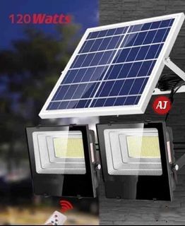 double solar light w/one solar panel