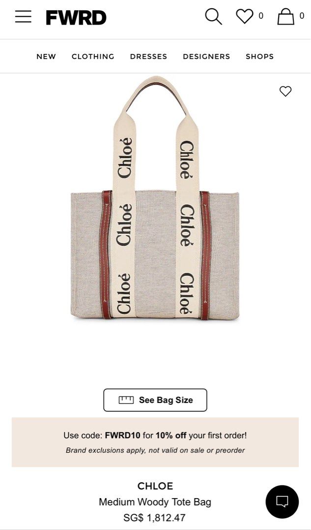 Chloe tote bag sale cheap