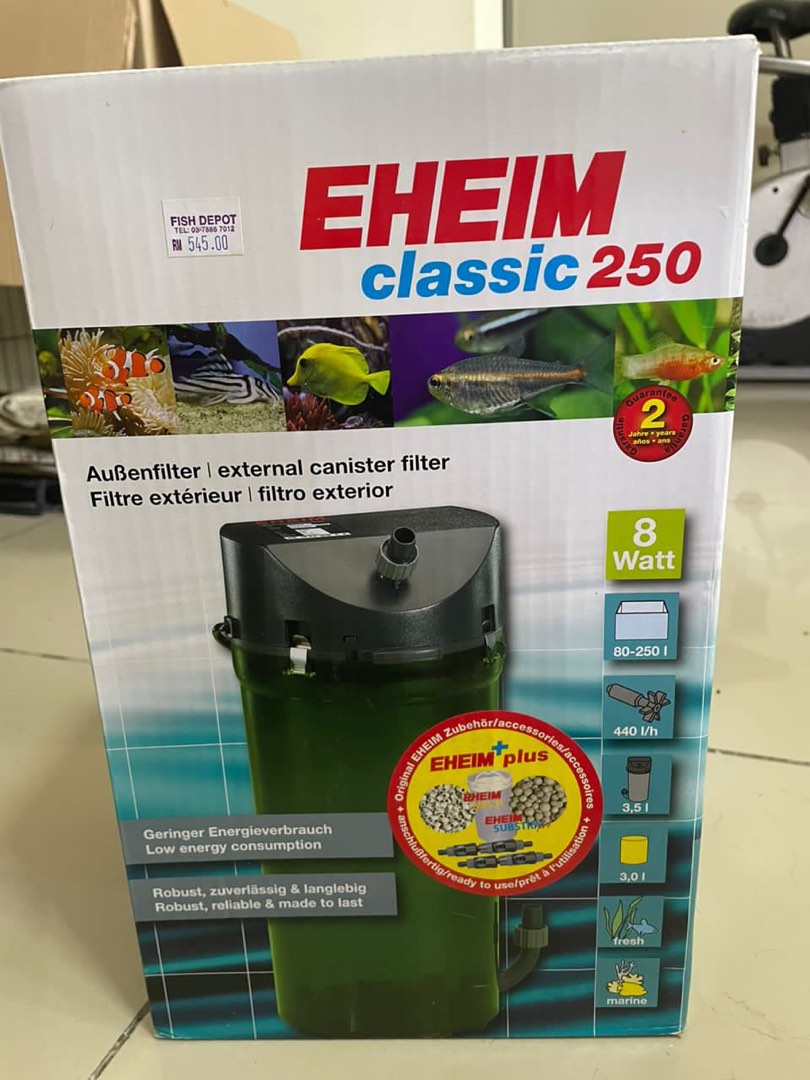 Eheim classic 250 external canister filter, Pet Supplies, Homes & Other