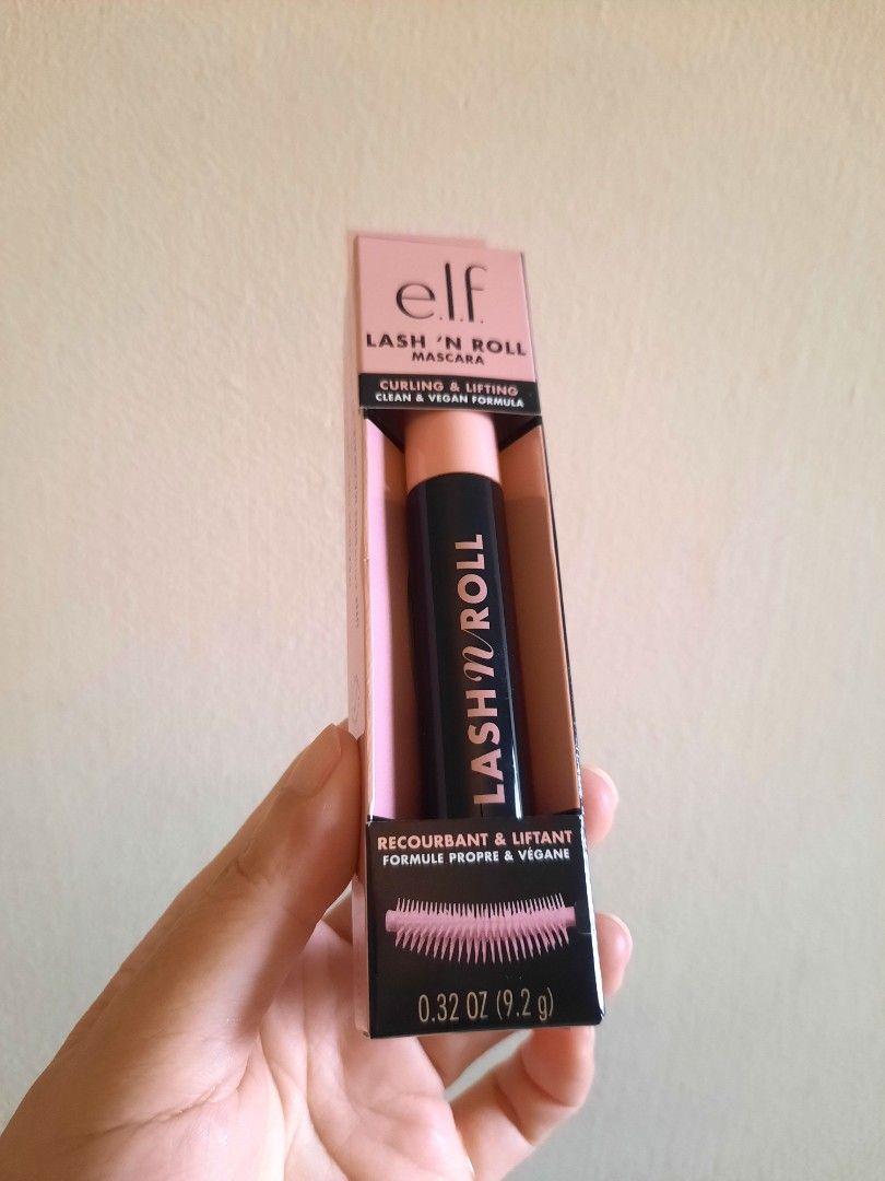 ELF mascara lash n roll, Beauty & Personal Care, Face, Makeup on Carousell