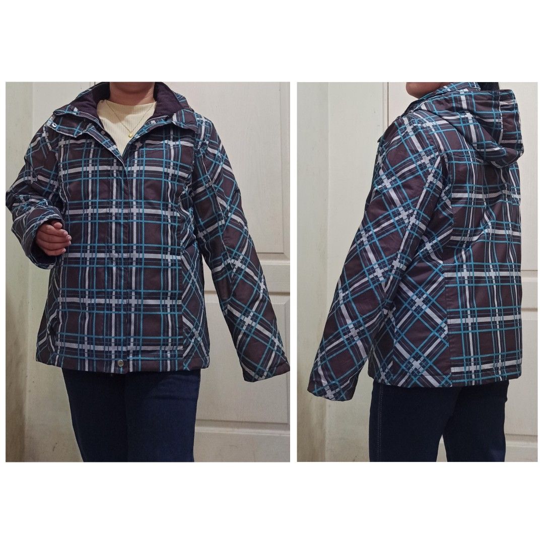 FADED GLORY BRAND HOODED PUFFER PEACOAT WINTER JACKET PRELOVED Women s Fashion Coats Jackets and Outerwear on Carousell