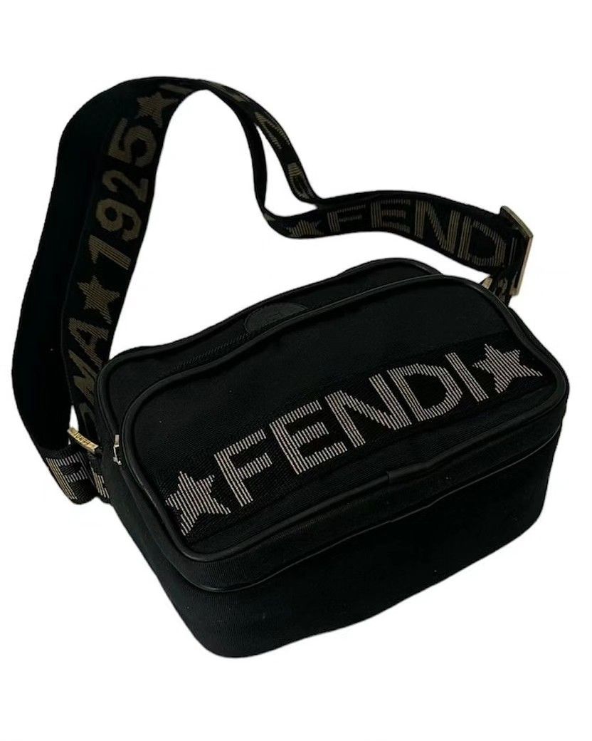 FENDI black camera bag (installment accepted) (Category: Luxury Bags & Wallets) located in Quezon City. Submitted by rmseller.2017 (Listing ID 1277522789, Image 2). Description: FENDI black camera bag | small | no inclusions | GC, 8.5/10 | P16,800 only (installment accepted) see last photo for SIZE REFERENCE of the bag.