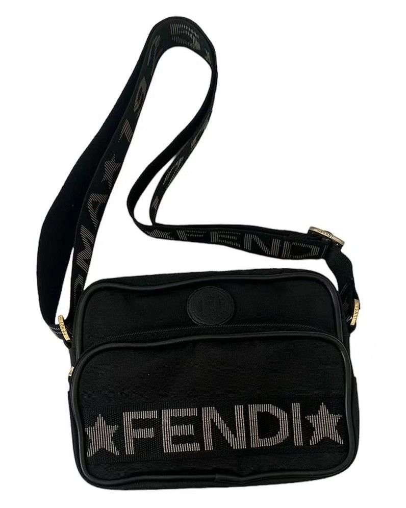 FENDI black camera bag (installment accepted) (Category: Luxury Bags & Wallets) located in Quezon City. Submitted by rmseller.2017 (Listing ID 1277522789, Image 1). Description: FENDI black camera bag | small | no inclusions | GC, 8.5/10 | P16,800 only (installment accepted) see last photo for SIZE REFERENCE of the bag.